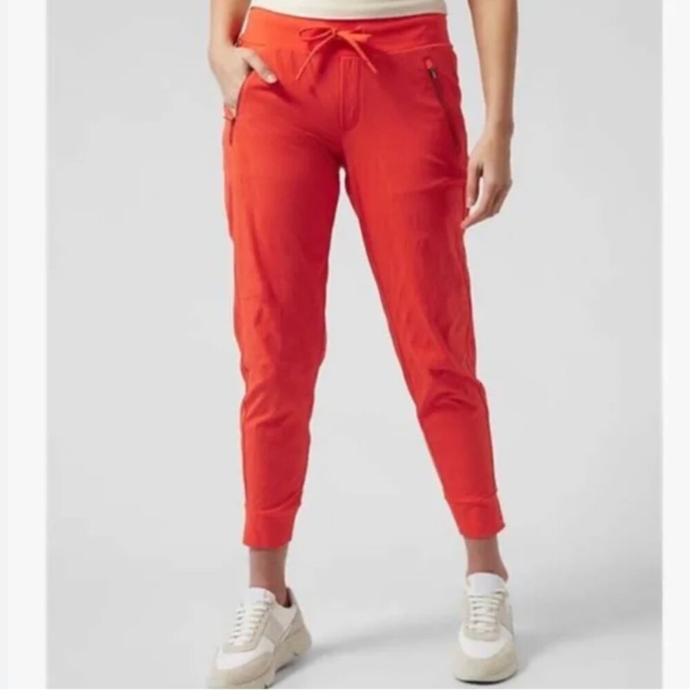 Athleta Women's Trekkie North Jogger Trousers Orange 6 Petite